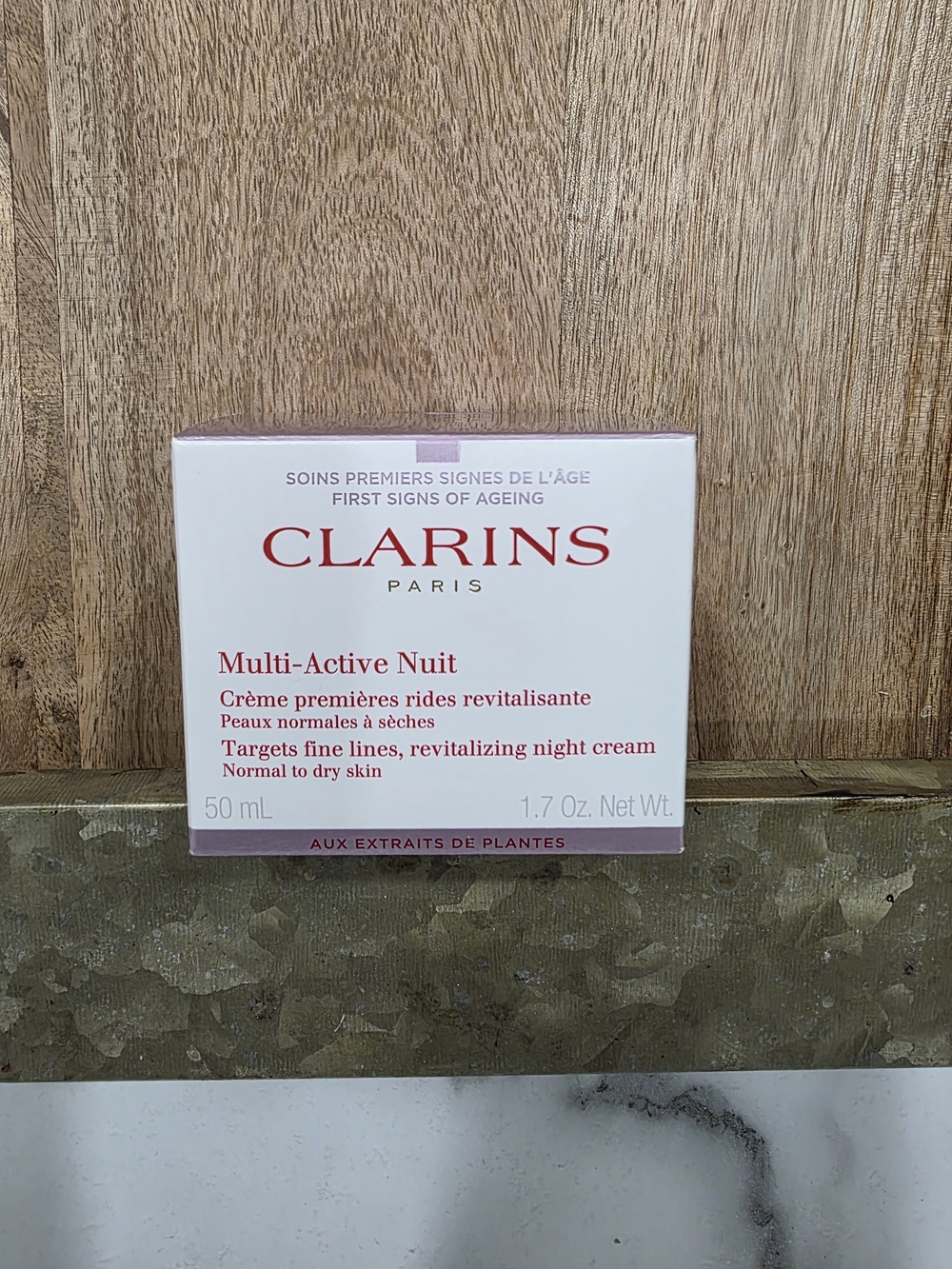 Clarins Multi-Active Nuit Revitalizing Night Cream - Blue - 1.7oz - Picture 3 of 6